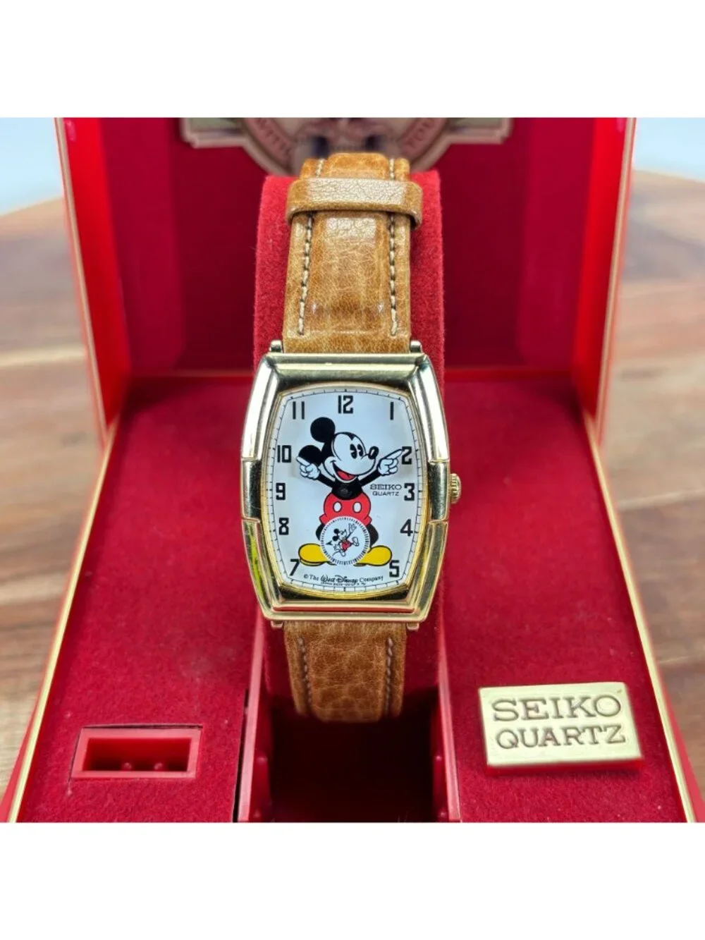 New Vintage 1987 Disney Seiko Mickey Mouse Watch 60th Anniversary Men & Women's